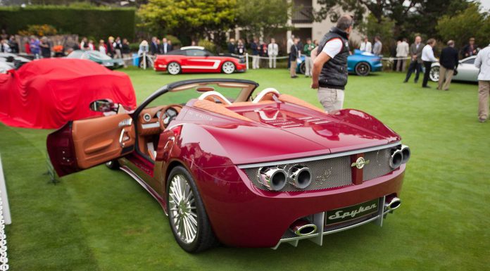 Spyker B6 Venator Spyder Concept at Pebble Beach Rear