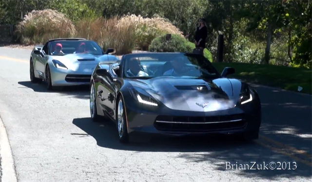 Video: Jay Leno Spotted Driving 2014 Chevrolet Corvette Stingray Convertible