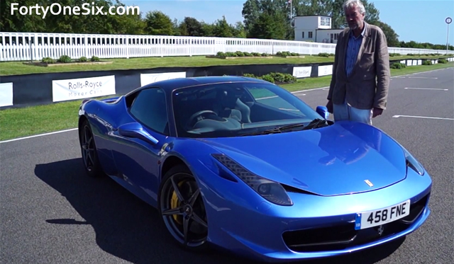 Video: Blue Ferrari 458 Italia With Almost £100k in Options