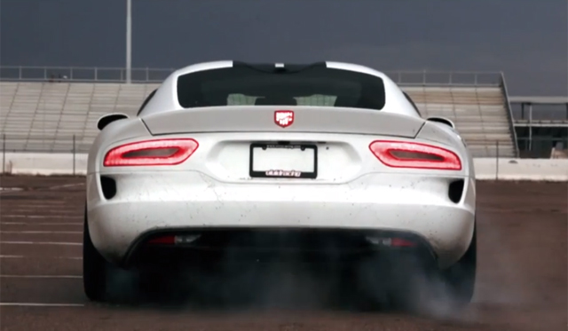 Video: Vivid Racing's 2013 SRT Viper Project car Doing Burnouts
