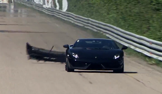 Video: 1800hp Lamborghini Gallardo LP570-4 Losses Rear Bumper at Unlim 500+