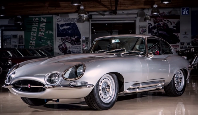 Video: Jay Leno Drives Modified 1964 Jaguar E-Type
