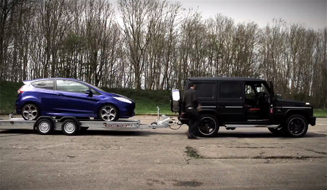 Video: Ford Fiesta ST vs Mercedes-Benz G63 AMG by Chris Harris