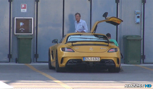 Video: Jeremy Clarkson Spotted in Mercedes-Benz SLS AMG Black Series