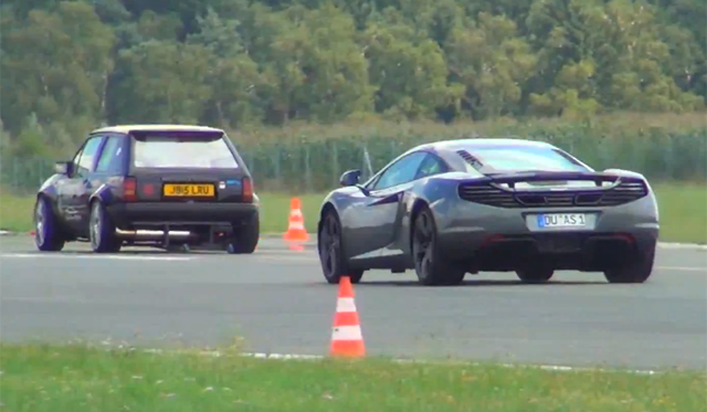 Video: Twin-Engined Opel Corsa A Humiliates McLaren 12C