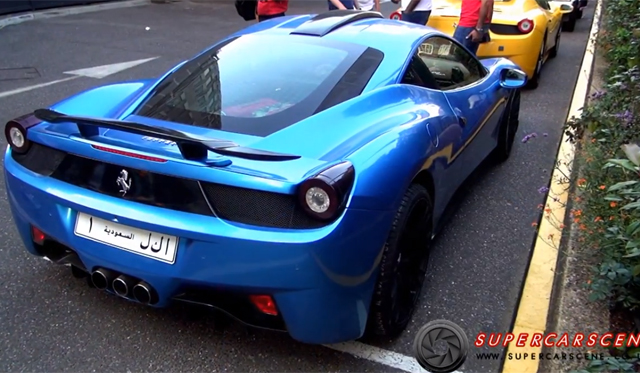 Video: Unique Chrome Blue Ferrari 458 Italia by Hamann