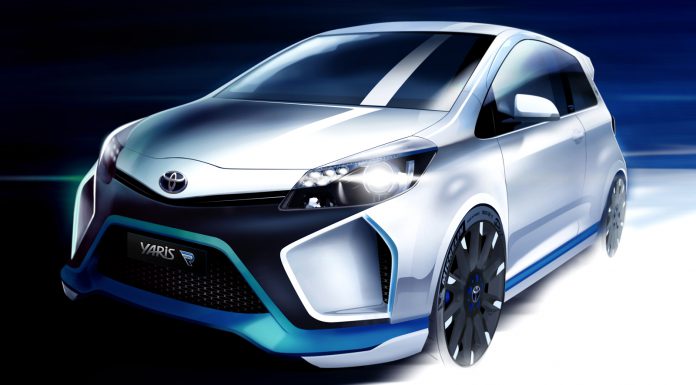Teaser: 400hp Toyota Yaris Hybrid-R