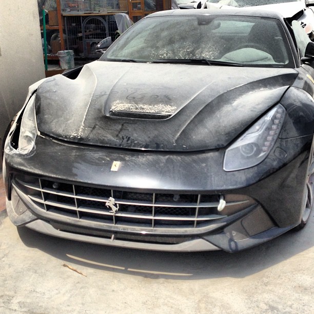 Car Crash: Ferrari F12 Berlinetta Wrecked in Dubai After Just 100km