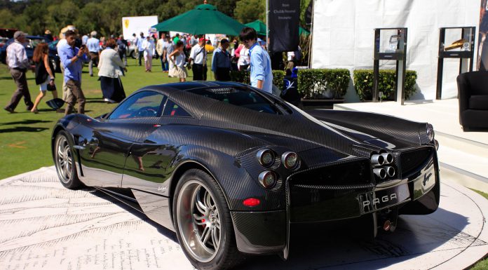 Carbon Fibre Pagani Huayra Rear