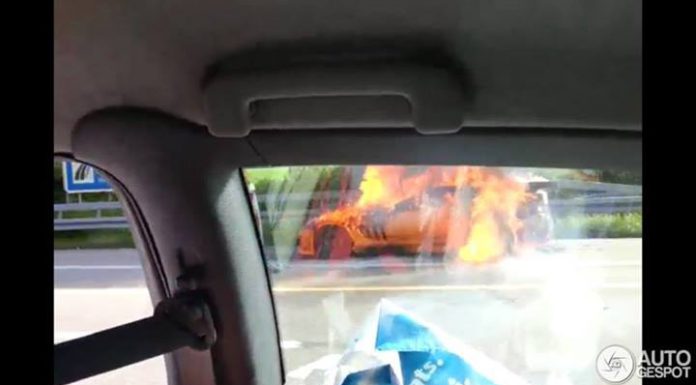 Mercedes-Benz SLR 722 GTB by Sievers Burns Down in Blaze of Glory