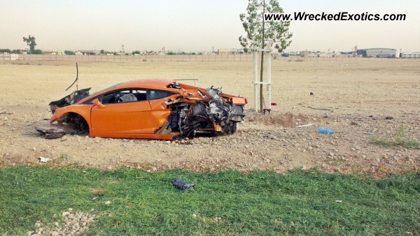 Saudi Arabian Lamborghini Gallardo LP560-4 Destroyed