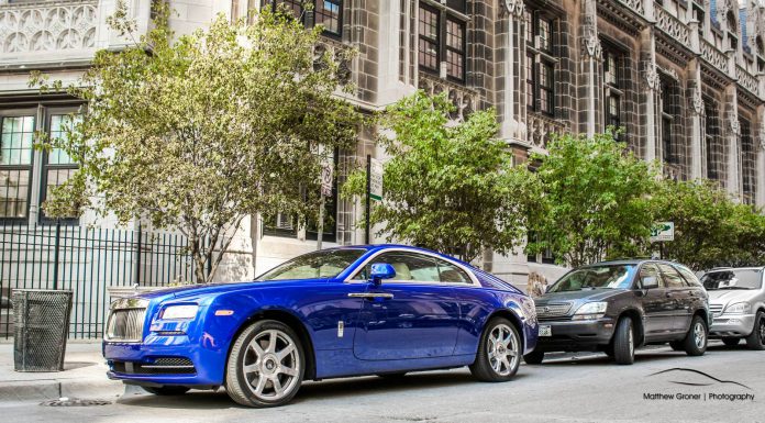 Photo Of The Day: Blue Rolls Royce Wraith in Chicago