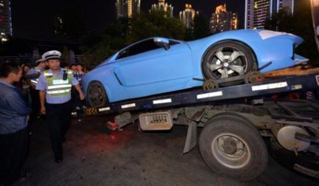 Lamborghini Aventador Replica Seized in China