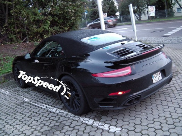 2014 Porsche 911 Turbo Cabriolet Spotted Undisguised