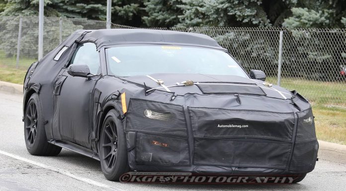 Updated Ford Mustang GT350 Spied Testing