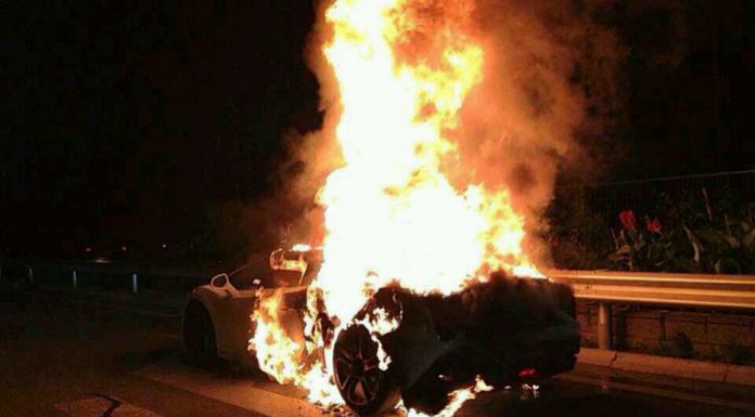 2014 Lamborghini Gallardo LP560-4 on Fire in China