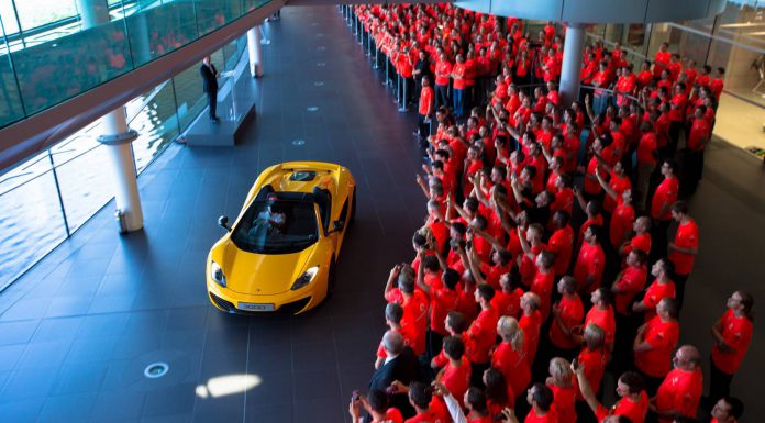 McLaren Celebrates 50th Anniversary as 3,000th 12C Rolls off the Line