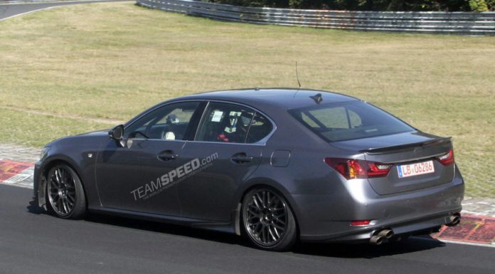 BMW M5-Fighting 2015 Lexus GS-F Begins Testing