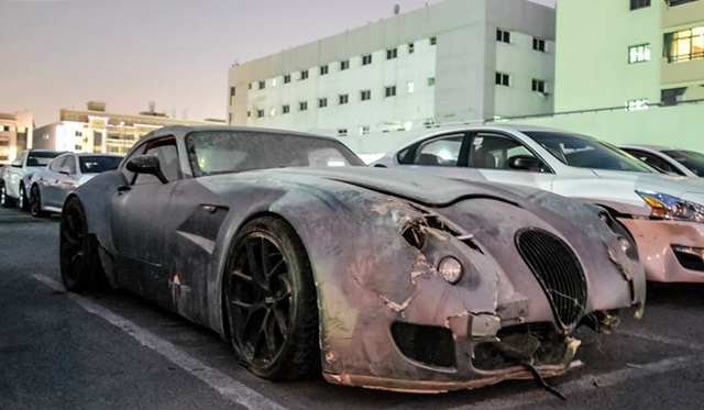 Wiesmann GT MF5 Wreck Spotted in Dubai