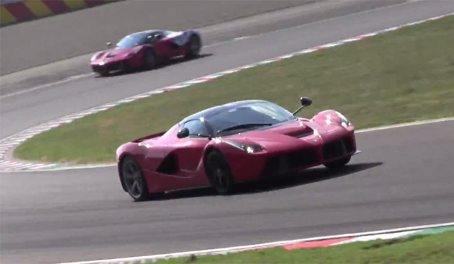 LaFerrari Testing Hard at Fiorano