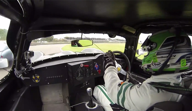 Chris Harris Shows Who's Boss in Jaguar Lister Coupe