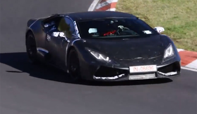 Watch the 2015 Lamborghini Cabrera Roaring at the Nurburgring!