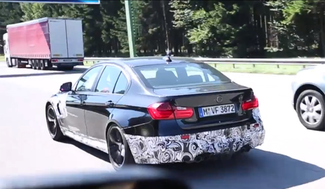 2014 BMW M3 Filmed up Close