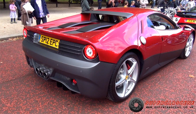 Eric Clapton's Epic Ferrari SP12 EC on the Road!