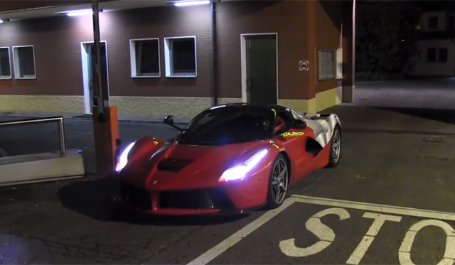 LaFerrari Disturbes Tranquil Maranello Night