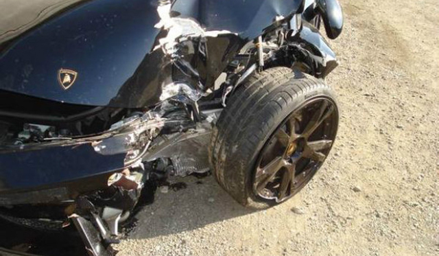 Another Chinese Lamborghini Gallardo Destroyed