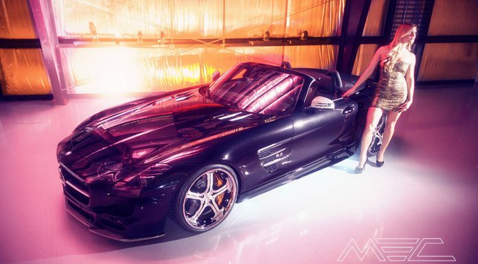Sexy Models Meet the Mercedes-Benz SLS AMG by MEC Design