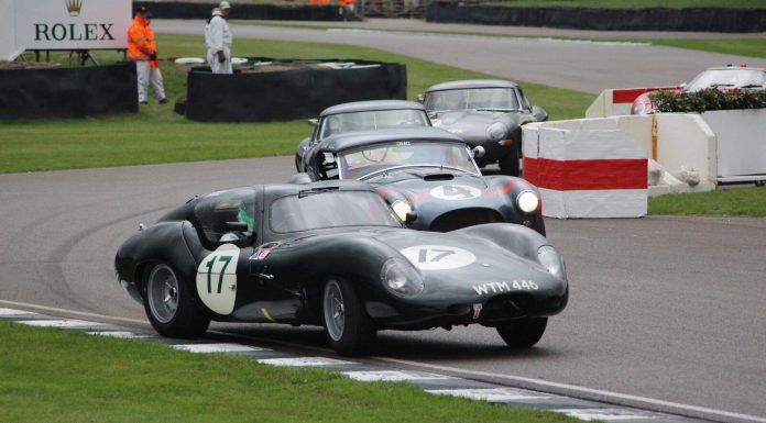 Chris Harris Knobbly-Jaguar Goodwood Revival 2013