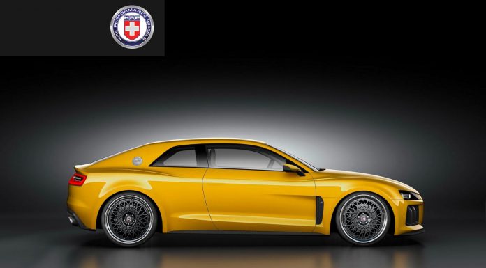 Audi Sport Quattro Rolls on HRE Wheels