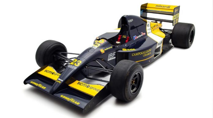 Have a Piece of History: 1992 Lamborghini F1 Minardi For Sale