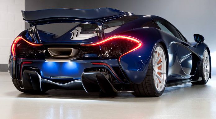 McLaren P1 in Genesis Blue Looks Stunning