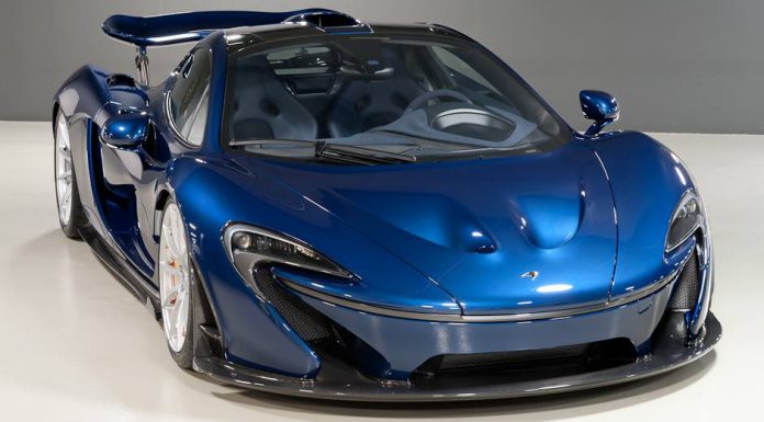 McLaren P1 in Genesis Blue Looks Stunning