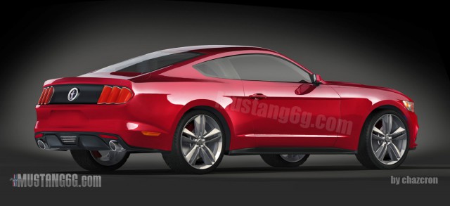 CAD-Inspired 2015 Ford Mustang Renderings Surface
