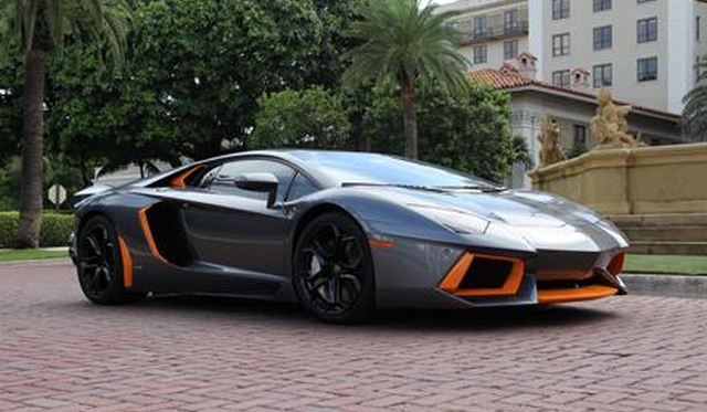 Unique Orange and Silver Lamborghini Aventador Could be Yours for $500,000