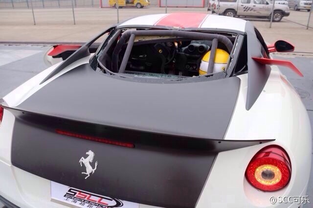 Ferrari 599 GTO Wrecked