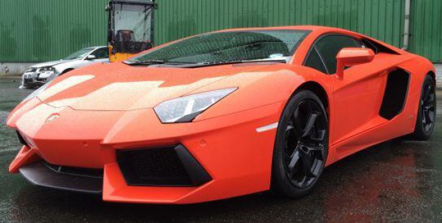 Seized Lamborghini Aventador Sold at Auction