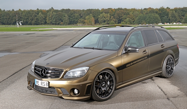 Official: Matt Gold Mercedes-Benz C63 AMG by SR-Performance