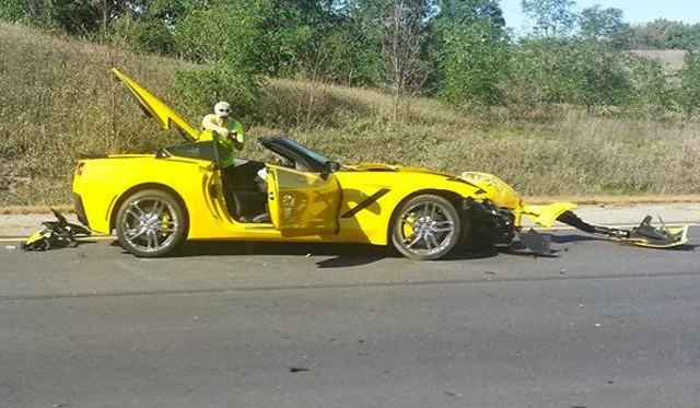 Well That Was Quick...First Customer 2014 Corvette Stingray Crash