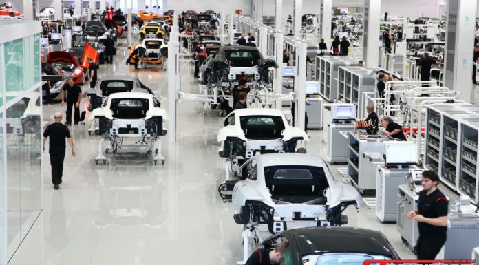 McLaren Automotive 12C Production Centre