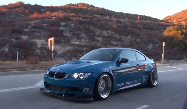 Hear a Liberty Walk BMW M3 Roar!