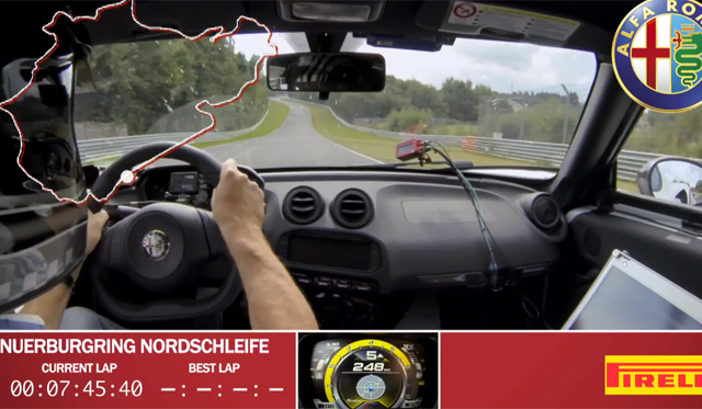 The Alfa Romeo 4C's Full Record-Setting Nurburgring Lap