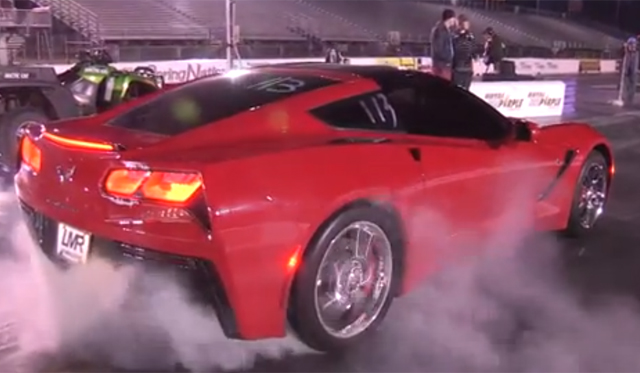 Red 2014 Chevrolet Corvette Stingray Clocks 11.47 at the Quarter Mile