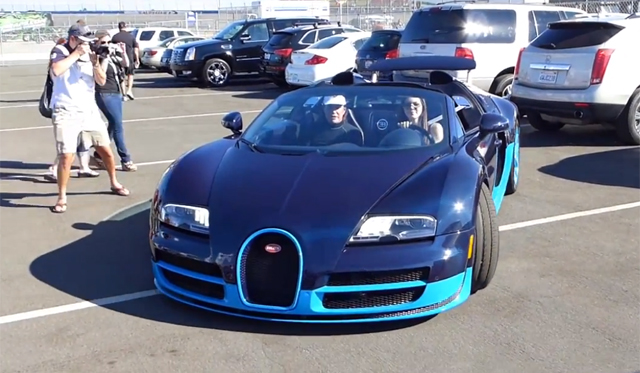 Kendall Jenner Drives Bugatti Veyron Grand Sport Vitesse