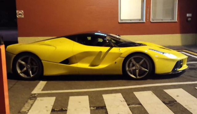 Yellow LaFerrari Appears at Maranello