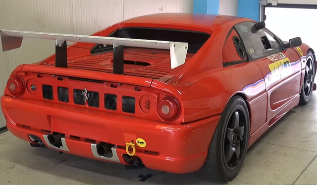 The Insane Sights and Sounds of a Ferrari F355GT on Track