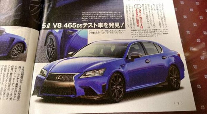 Lexus GS F Leaks in Japanese Magazine